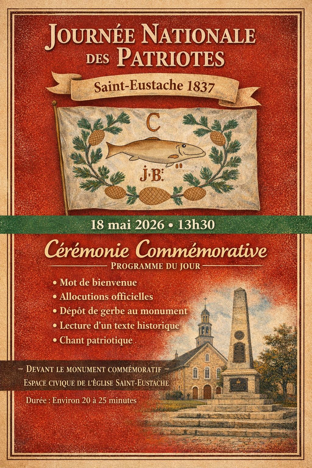 Festival printanier journée patriotes 2026